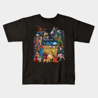 Madness in tokyo Kids T-Shirt